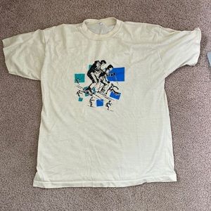 Vintage ski racer tee